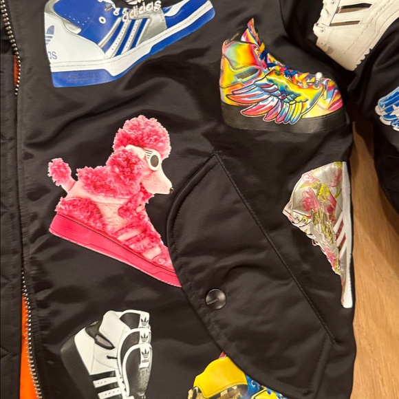 Adidas Jeremy Scott rare new sneaker print jacket never worn - Picture 4 of 7